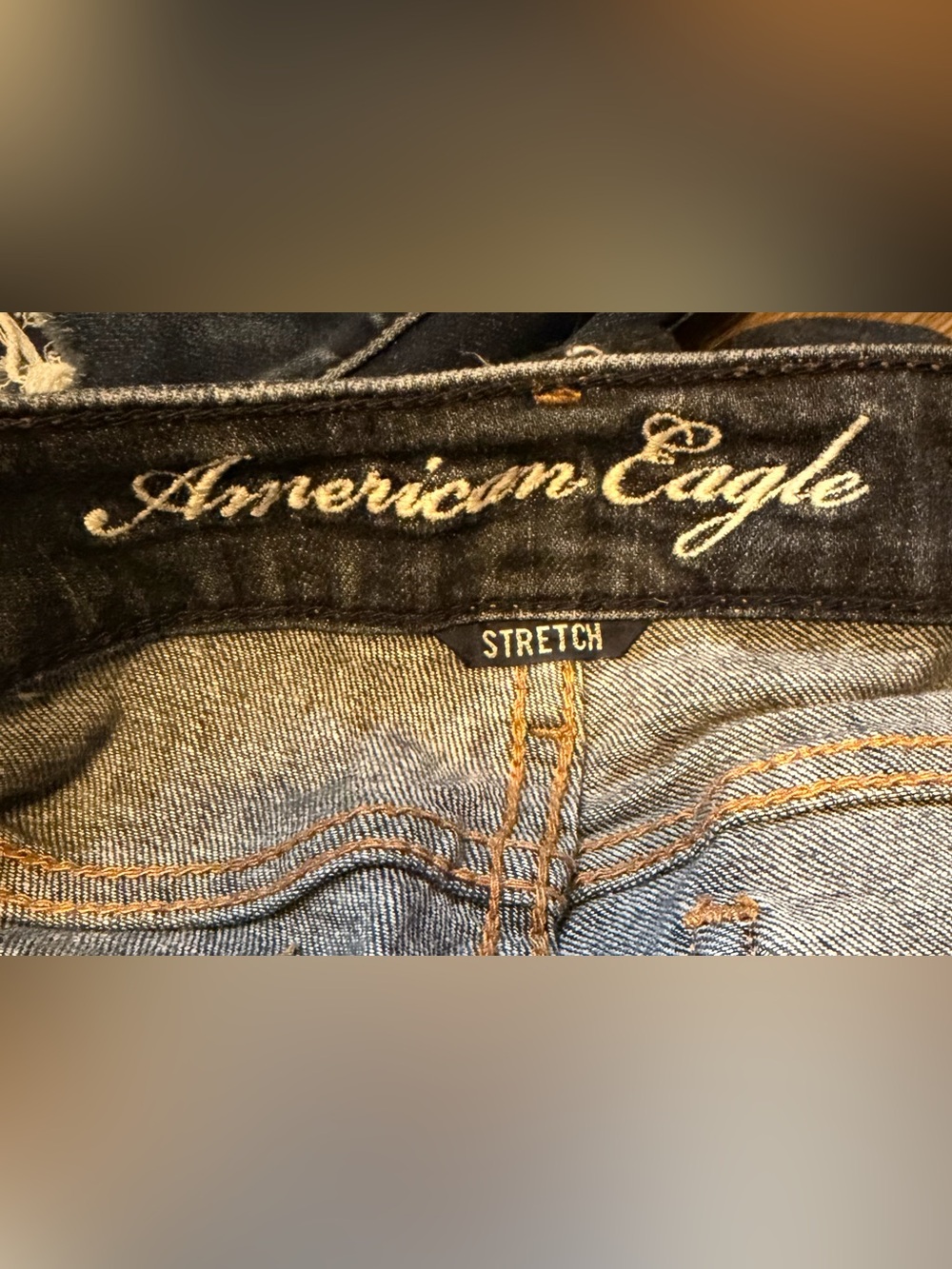 3 Pairs Of Women's American Eagle Dark Blue Skinny Jeans, Size 0 - Picture 5 of 8